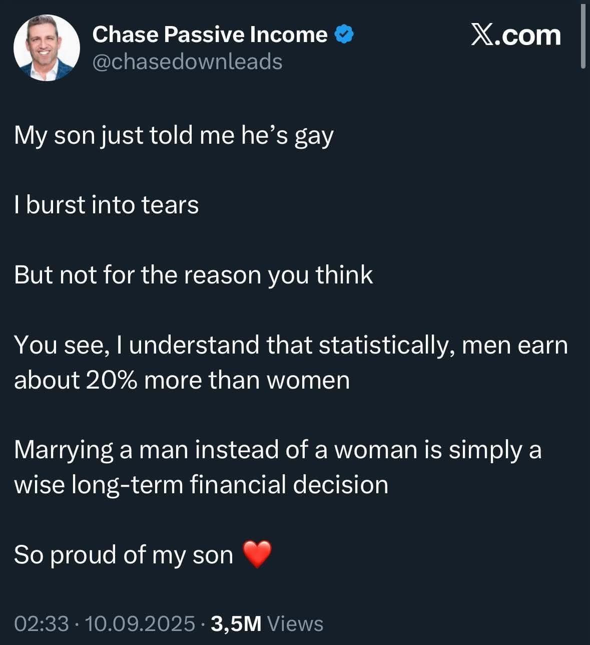 Gay wisdom rule
