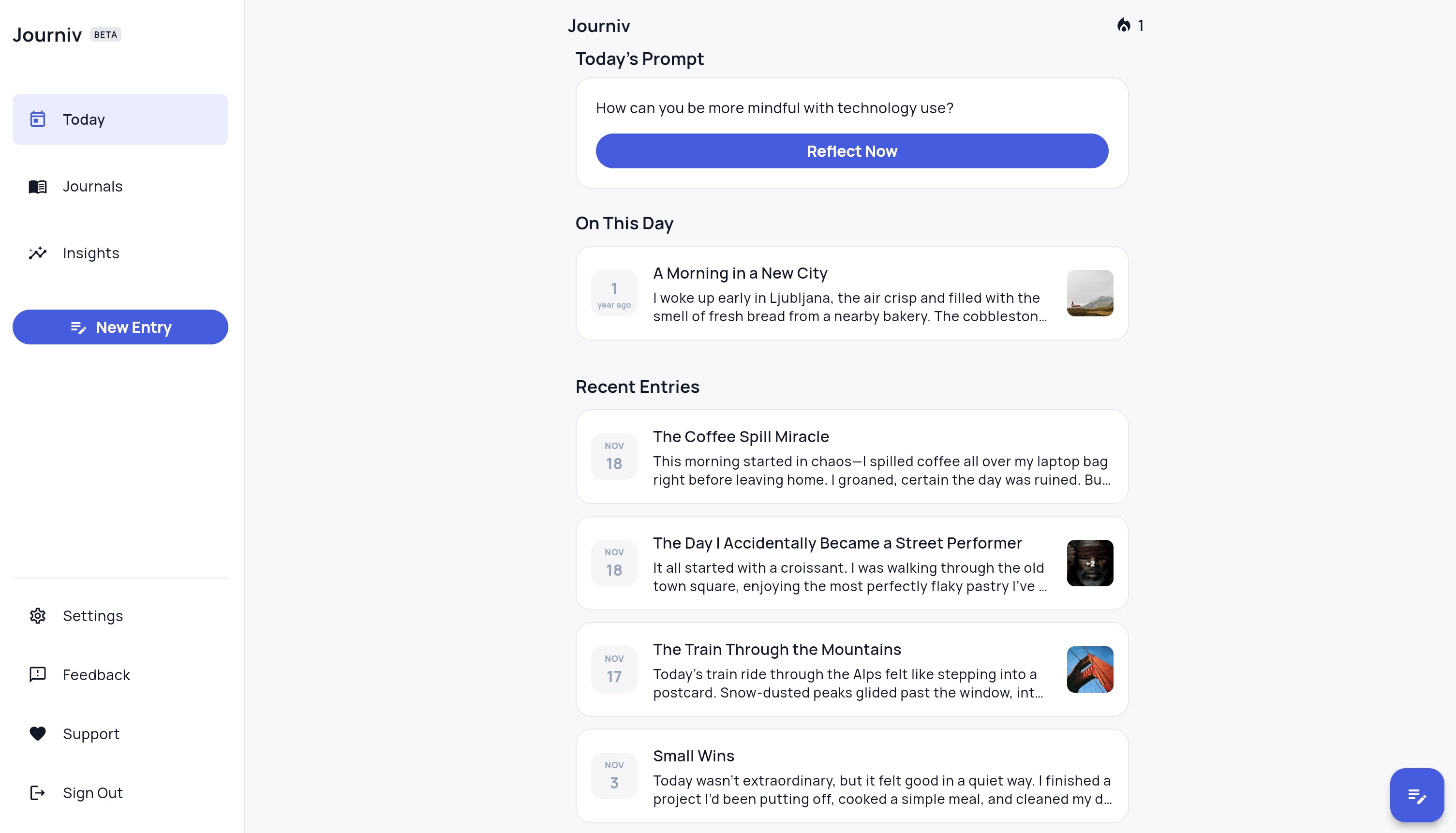 Journiv self hosted privacy first journal app