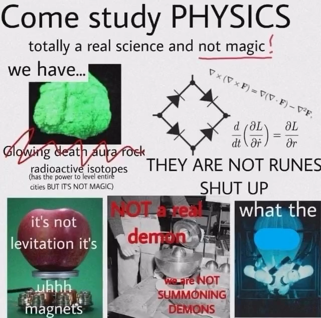 come study physics