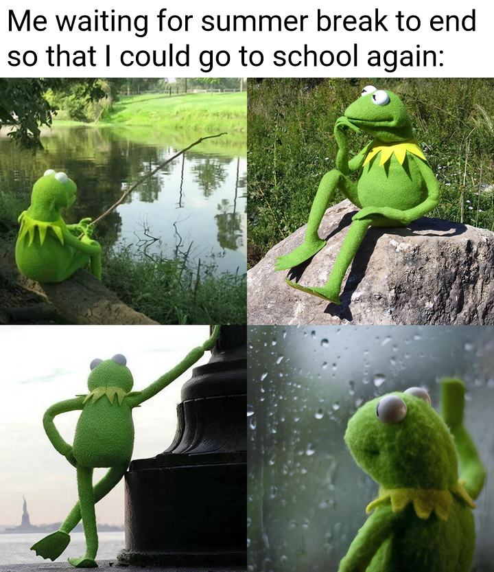 Ngl I honestly lk school bc it keeps u busy a lot of the time